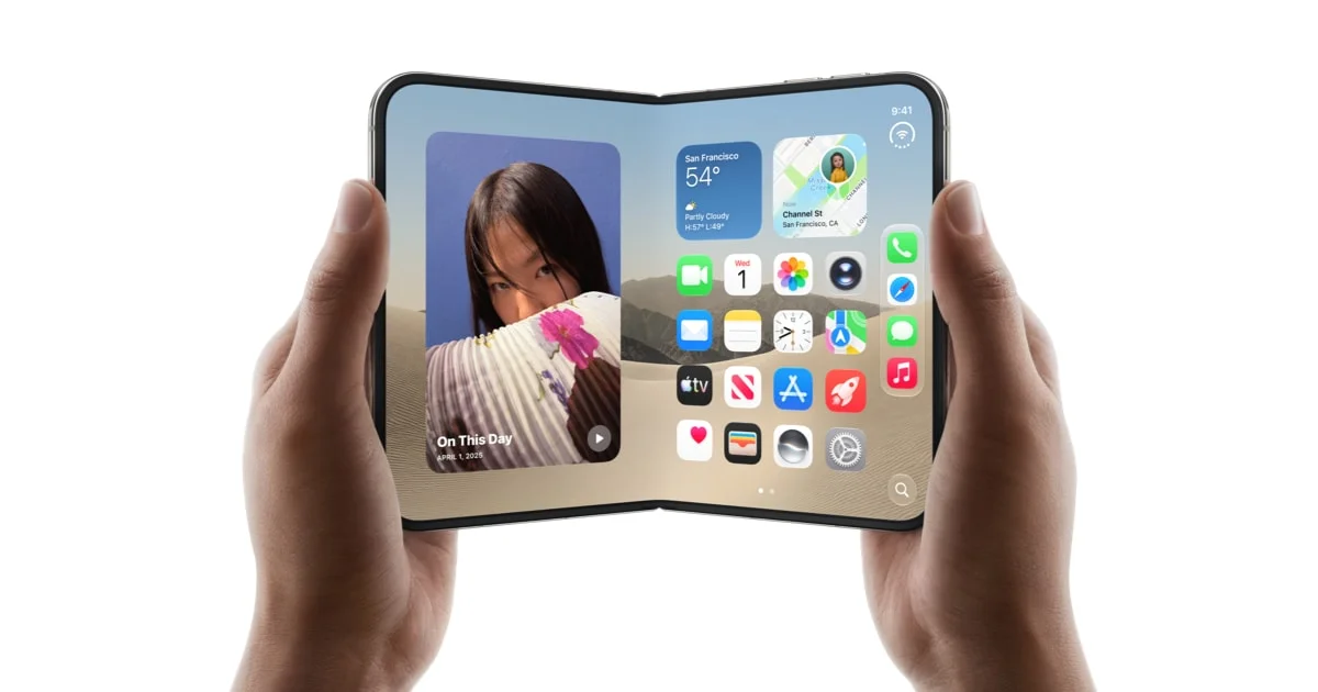 Appleが初の折りたたみiPhone「Duo」発表、ヒンジ製造にAIと3Dプリントを活用